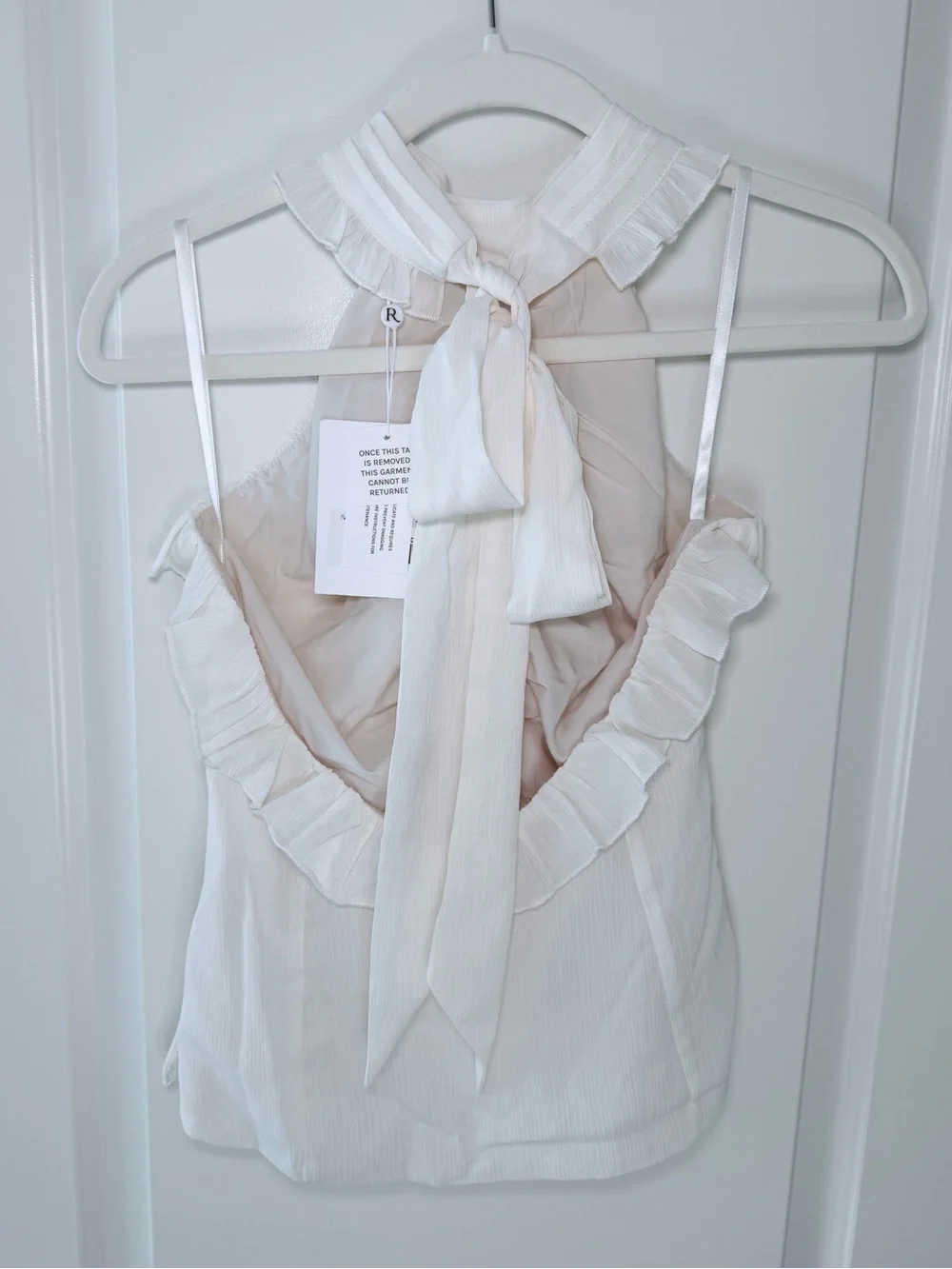 Runaway The Label - Ivy High Neck Ruffle Top